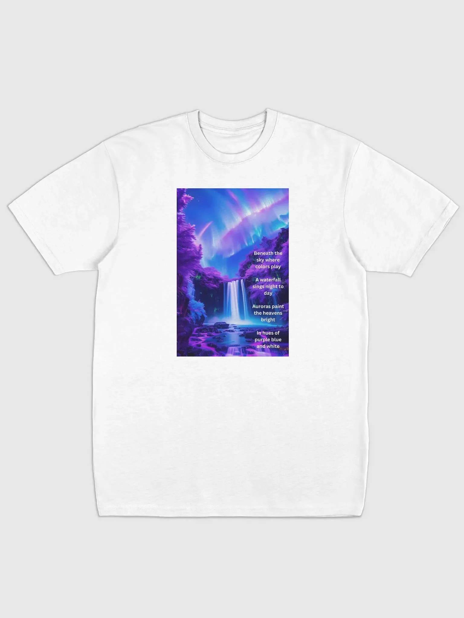 Auroral Waterfall Serenade Heavyweight Tee product image (2)