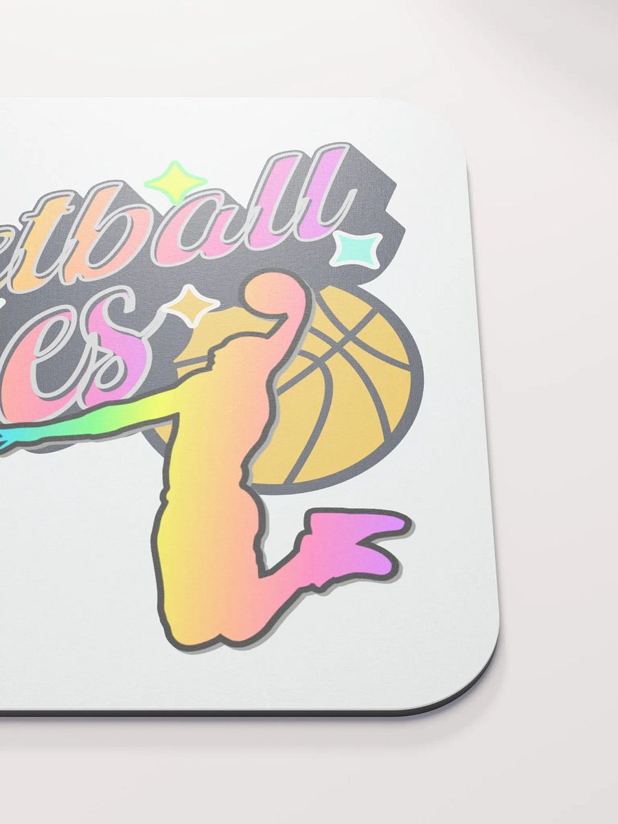 Basketball Vibes Rainbow Dreams Mouse Pad product image (5)
