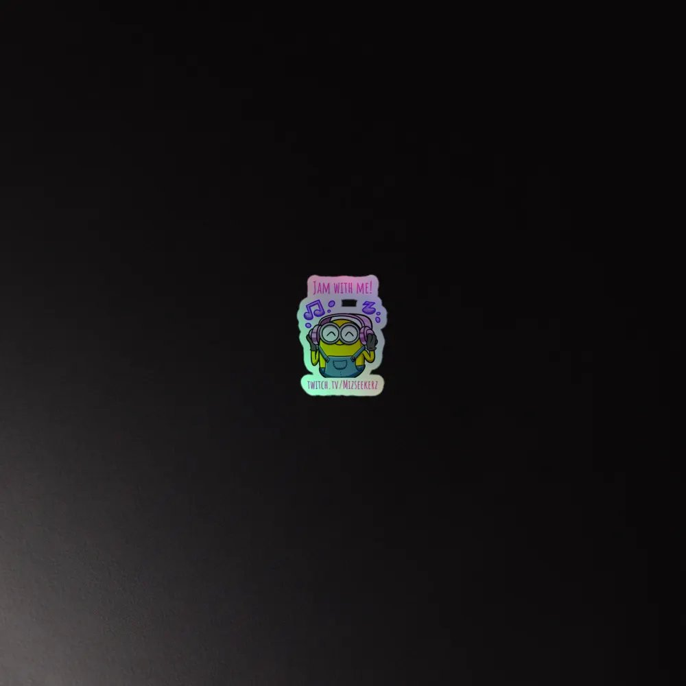 Jam with MizSeekerz Holographic Sticker product image (2)