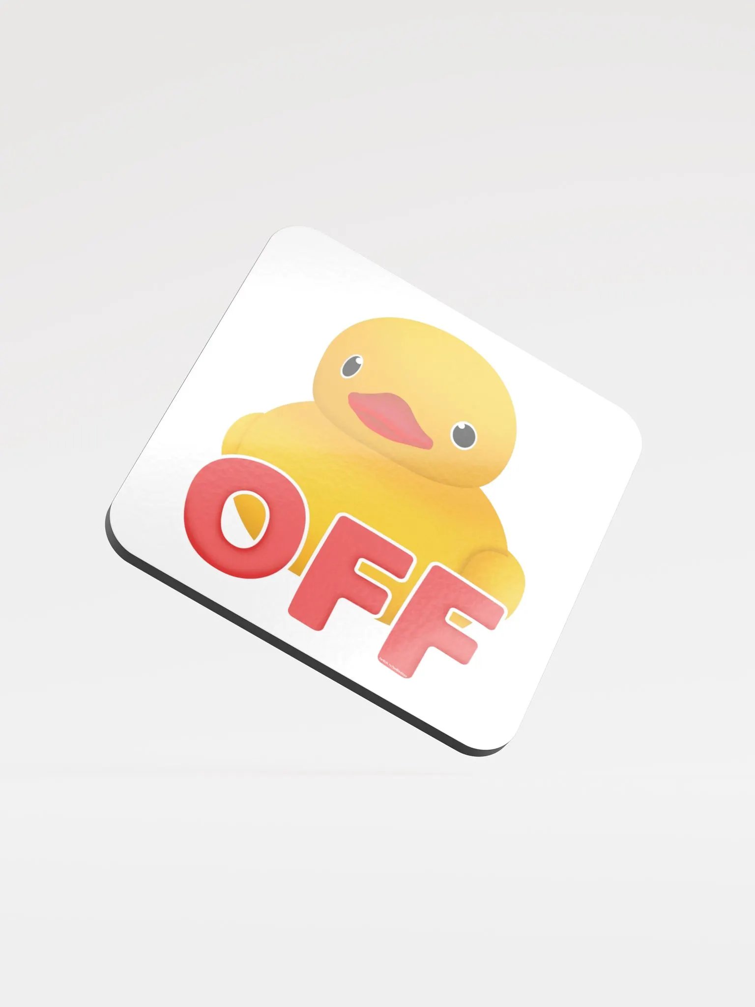 Duck off coaster product image (1)