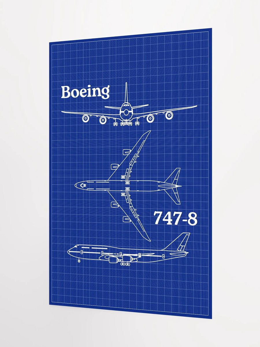 Boeing 747-8 Blueprint Paper product image (3)
