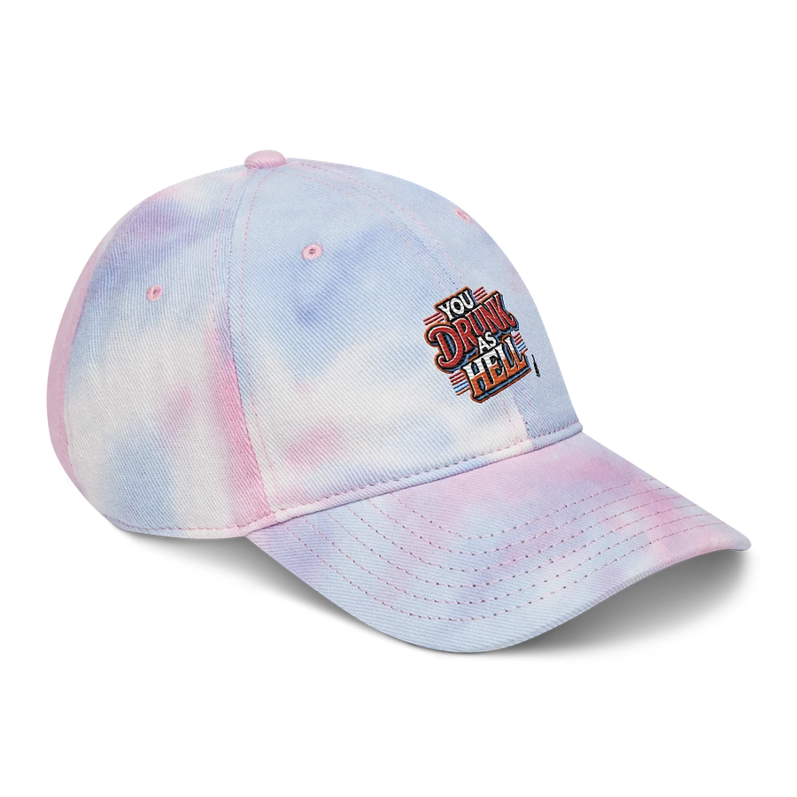 Bold and Colorful 'YOU DRUNK AS HELL' Tie-Dye Dad Hat product image (45)