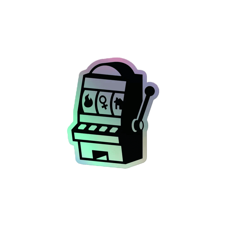Holo Slot Machine Sticker product image (1)