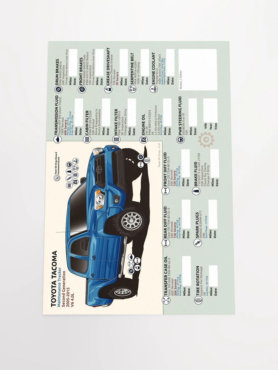 2nd GEN MAINTENANCE TRACKER V1.0 - Speedway product image (2)
