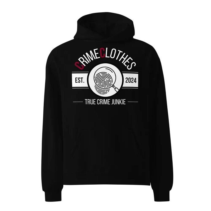 CrimeClothes True Crime Junkie Logo Premium Oversized Hoodie product image (1)