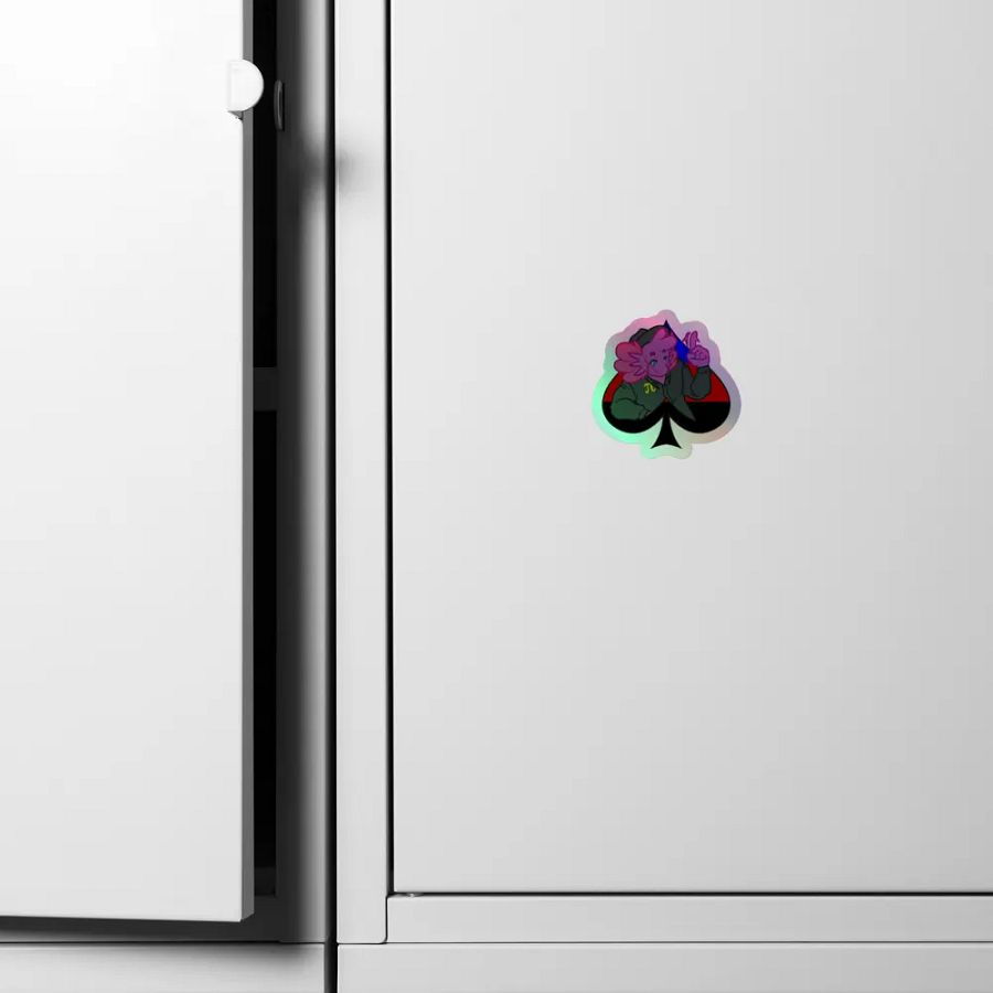 OG Poly in Spades | Kiss-Cut Holo Sticker product image (4)