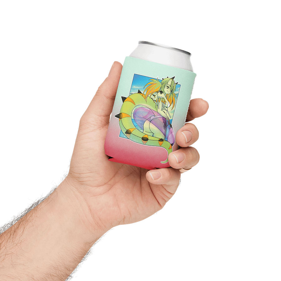 Hot Dino Girl Summer Coozie product image (5)