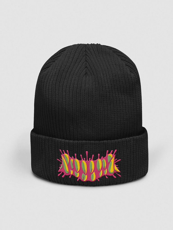 SPLATTER BITE Ribbed Beanie product image (1)