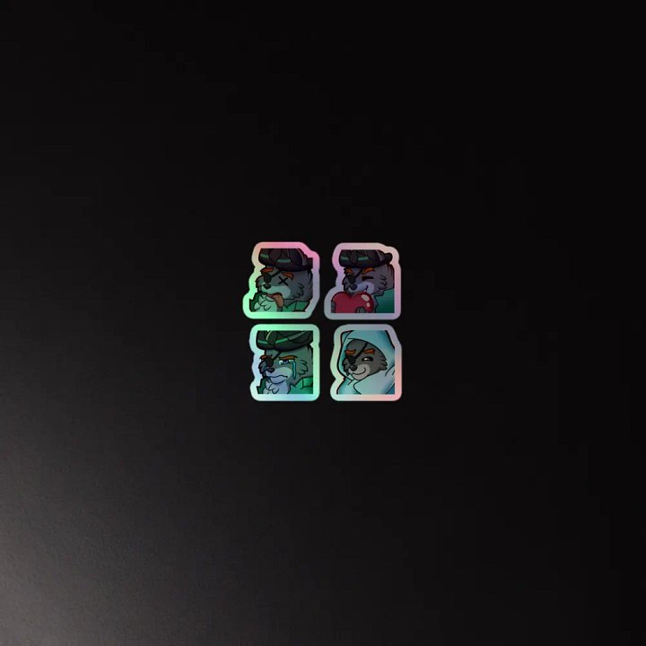 Capn's Holographic Stickers product image (2)