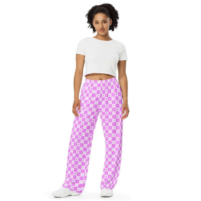Pink Checkered Pants product image (5)