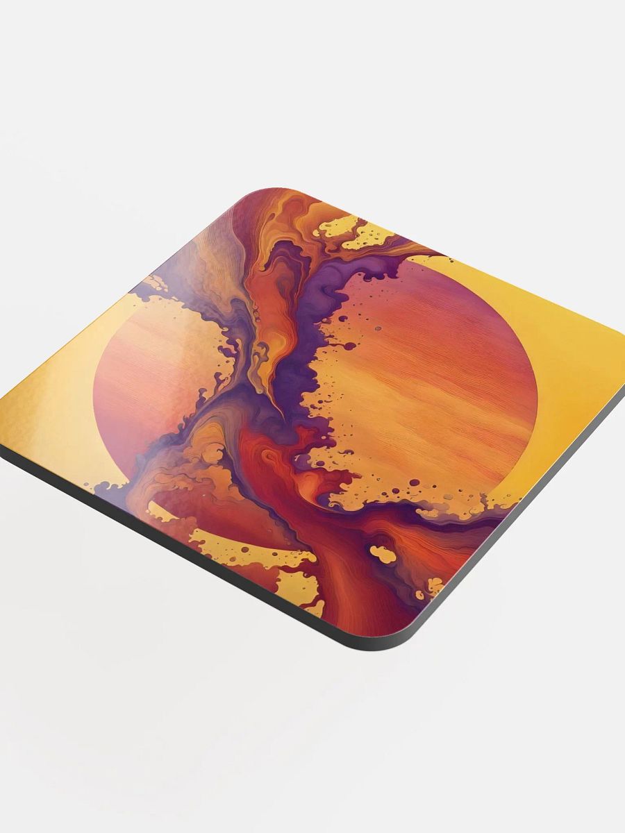 Sunset Inferno Dutch Pour Coaster product image (4)