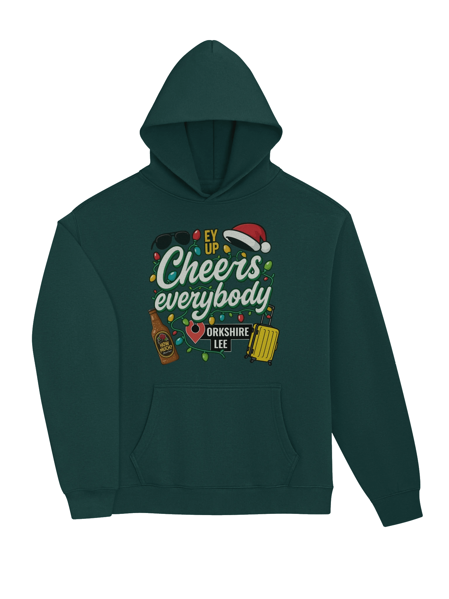 Festive Cheers Everybody premium oversized hoodie product image (19)