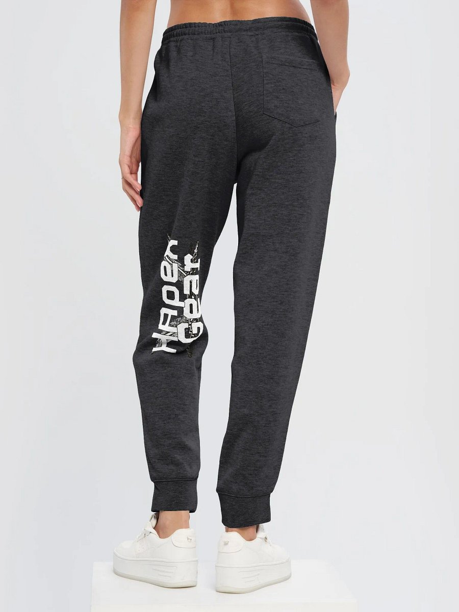 Midweight Fleece Joggers - White HApex Gear White Logo product image (5)
