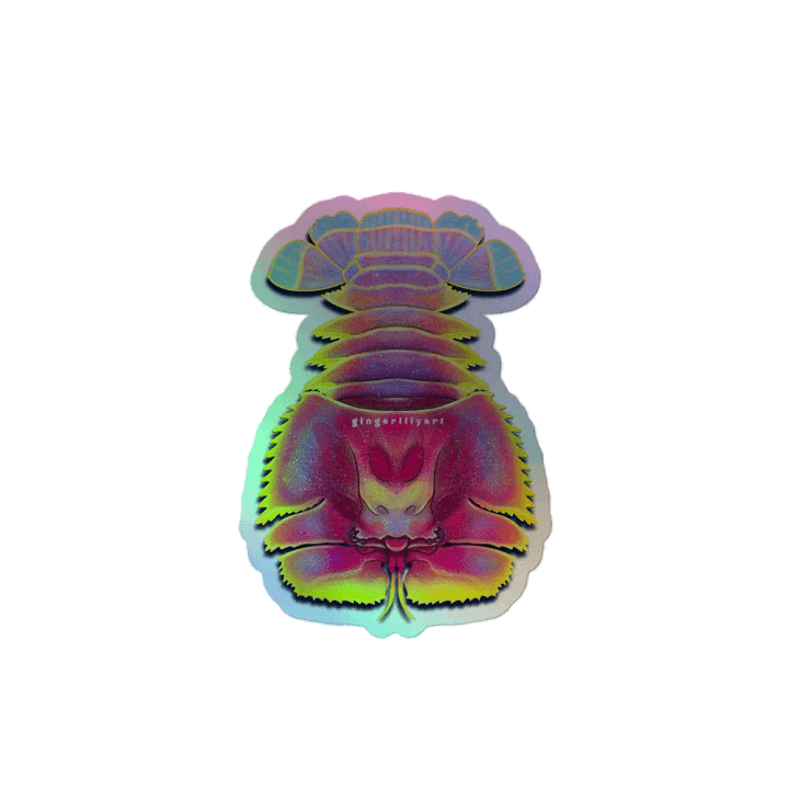 fan lobster sticker product image (2)
