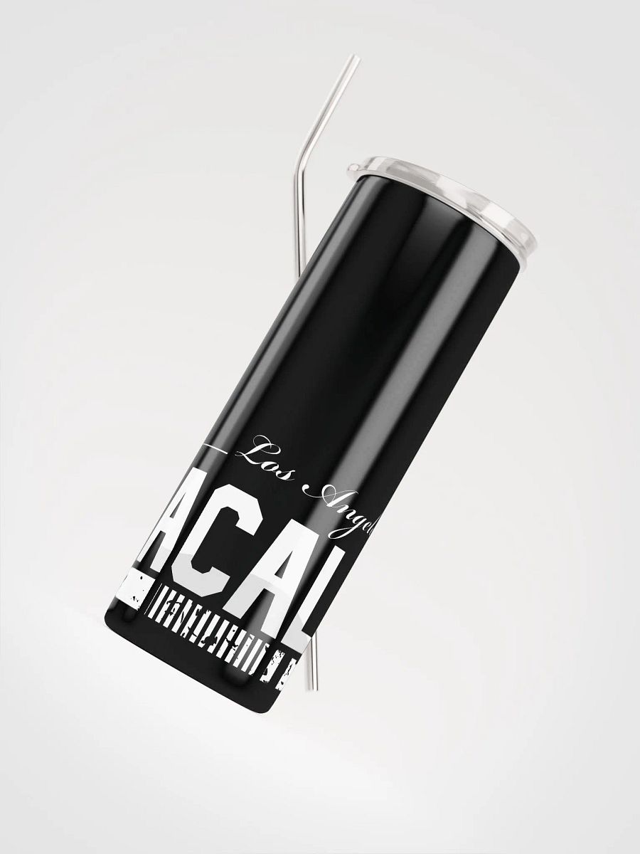 California Los Angeles Black Stainless Steel Tumbler product image (4)