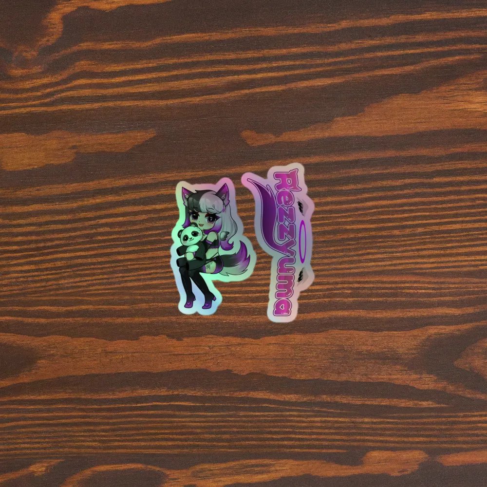 Chibi/Logo Rezzyuma Holo Stickers product image (3)