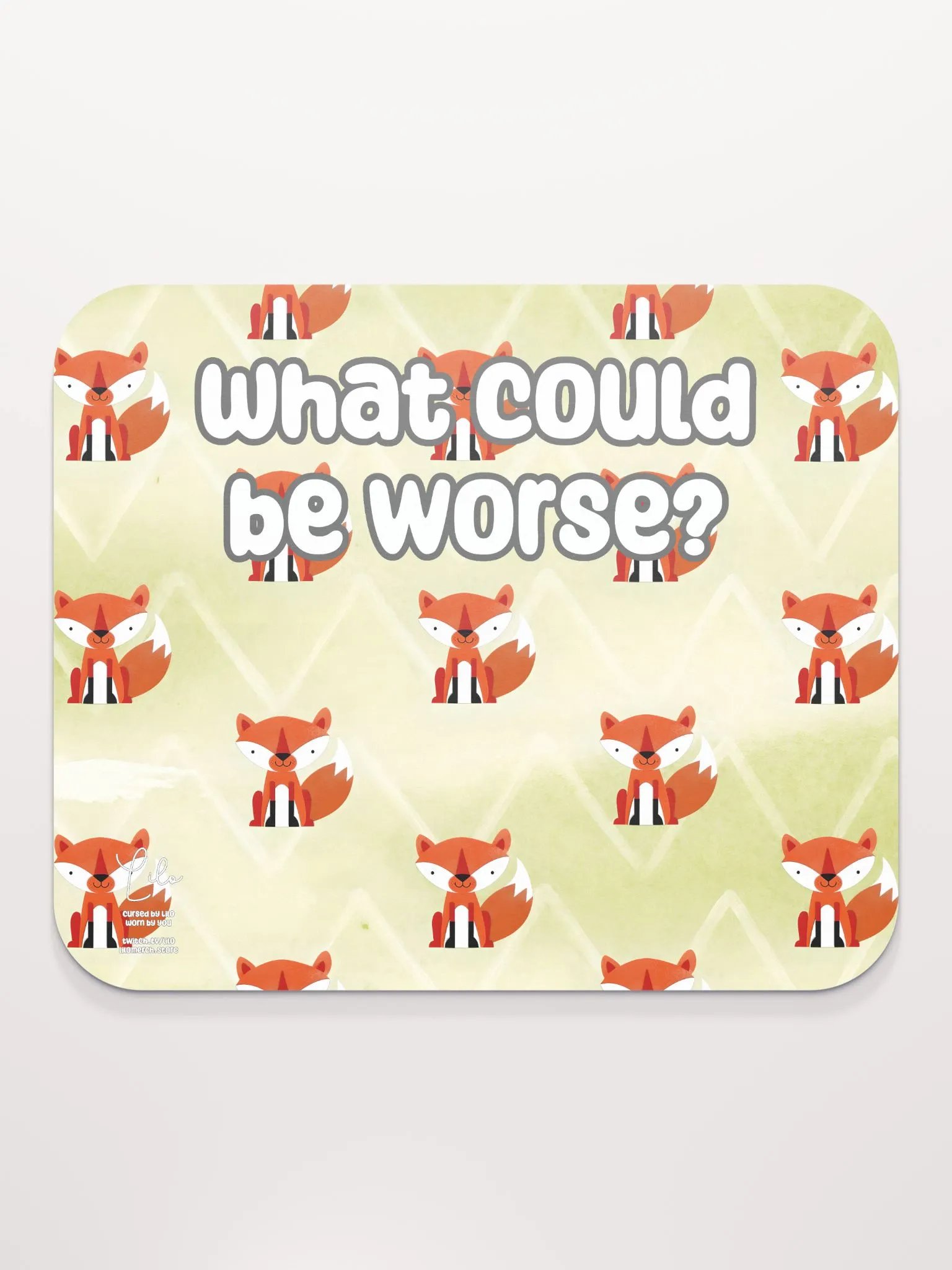 What Could Be Worse? Medium Mouse Mat - foxy product image (2)