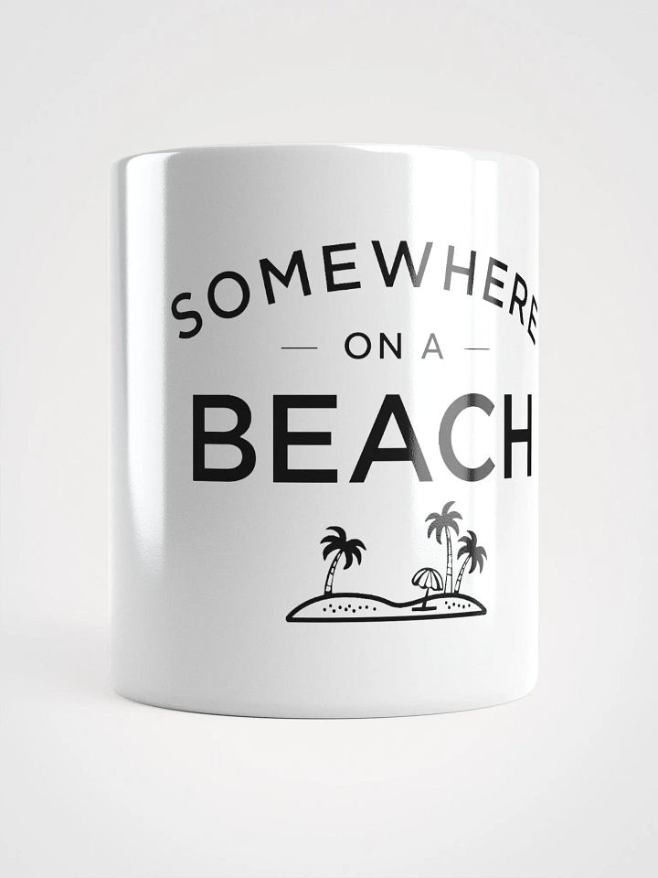 Somewhere on a Beach Mug - White product image (1)