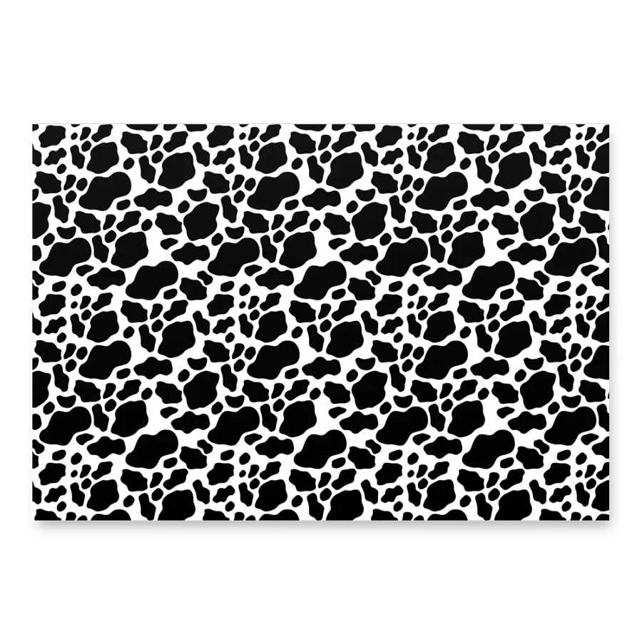 Black and White Cowhide Wrapping Paper product image (3)