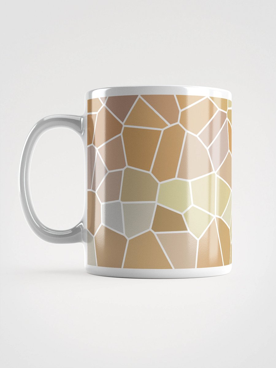 Mug Blanc Mozaïque Elska - Design Géométrique Rétro Chic - Cadeau Déco product image (6)
