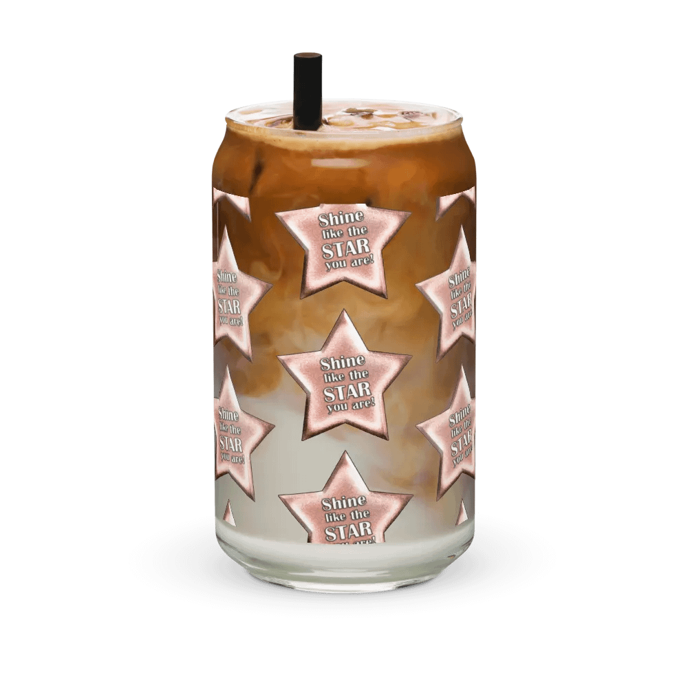 Shining Star Glass (Pink Star) product image (12)