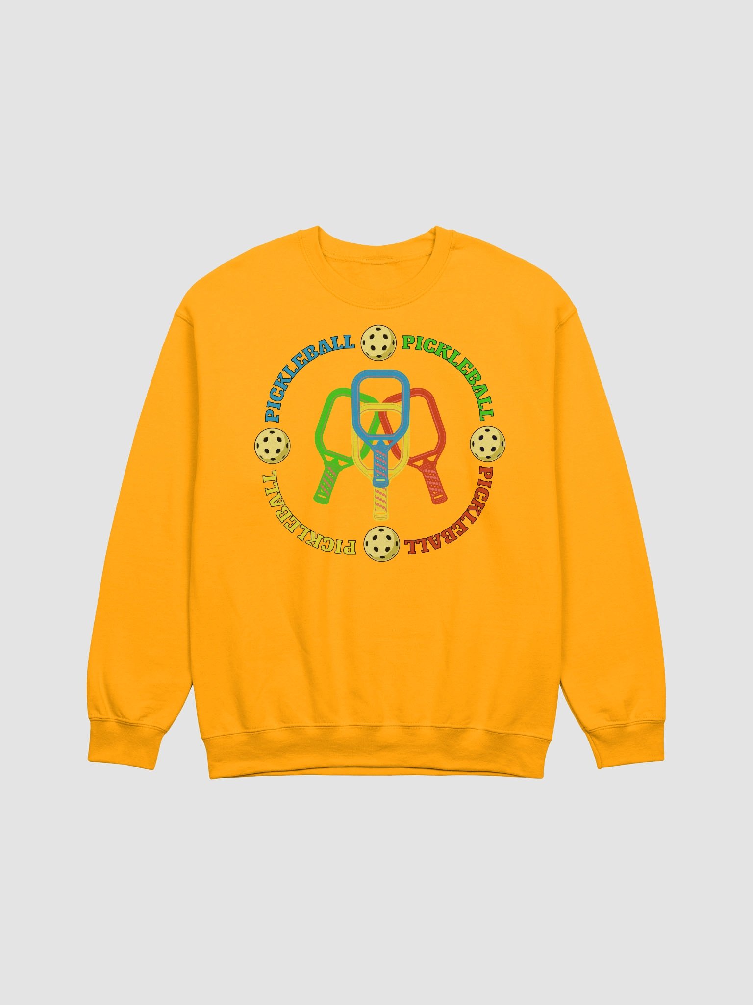 Pickleball Four Circle Colors Sweatshirt product image (13)