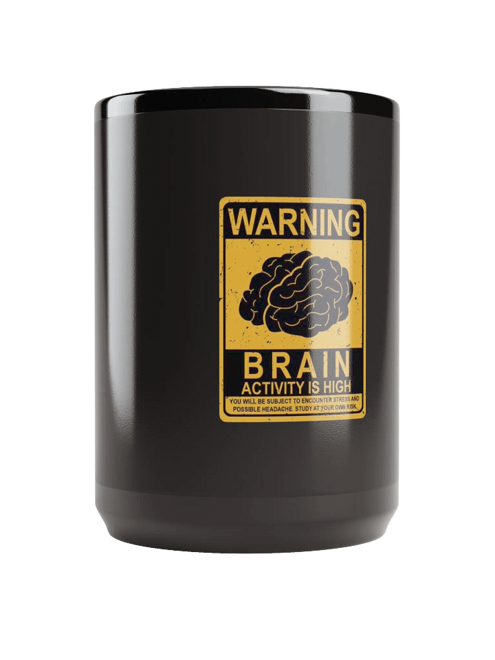 Black Glossy Mug (Sip Danger ☢ ) product image (1)