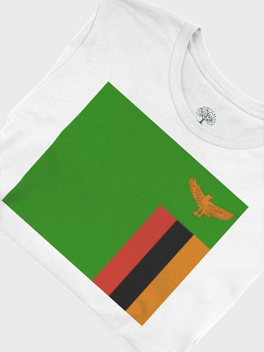 Exclusive Graphic Grove Supersoft Unisex Zambian Flag T-Shirt product image (97)