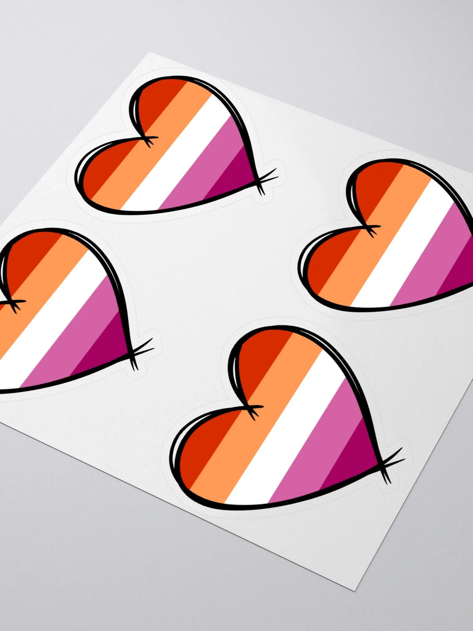 Lesbian Pride Stickers product image (5)