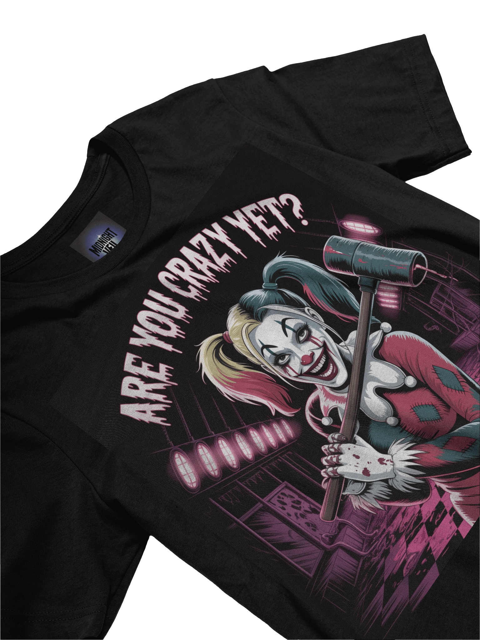 Are You Crazy Yet? Harley Quinn's Mallet Madness Graphic Tee product image (5)