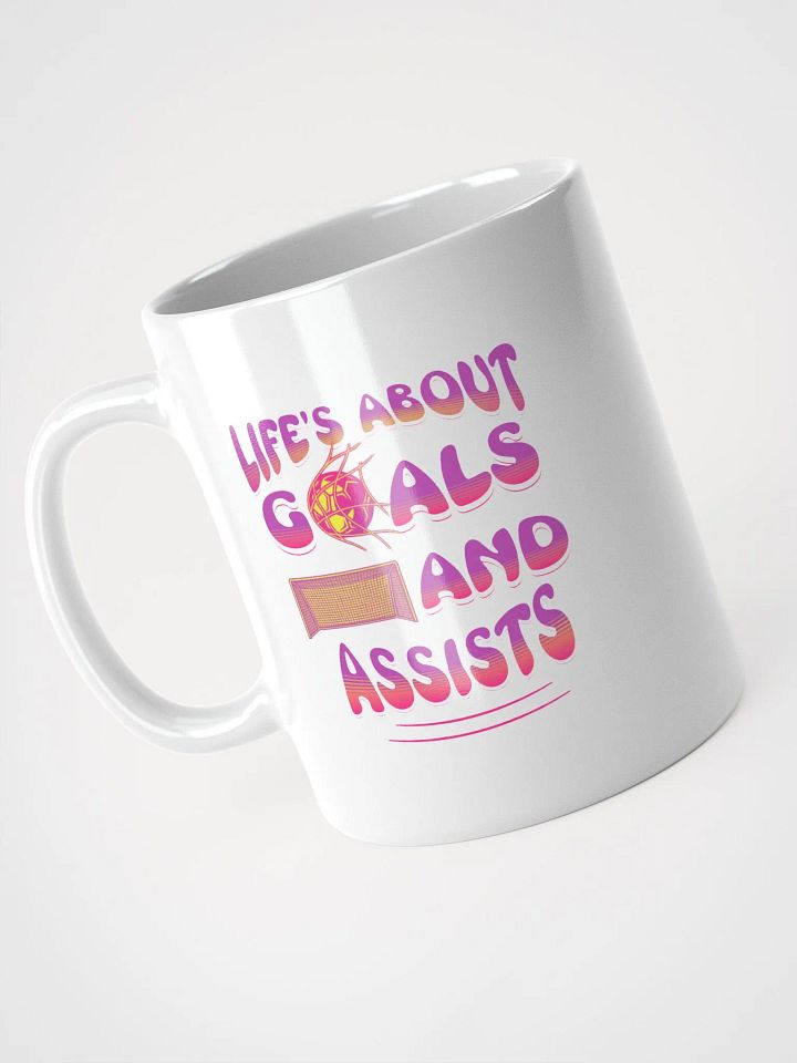 Lifes About Goals And Assists Soccer Mug product image (2)