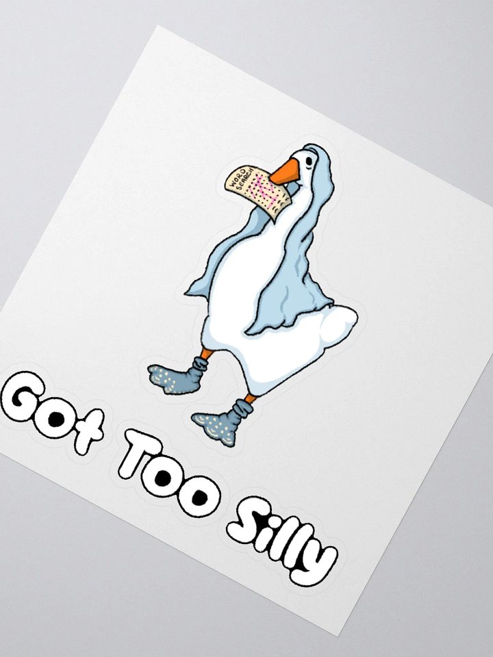 Got Too Silly V2 Kiss Cut Sticker product image (5)