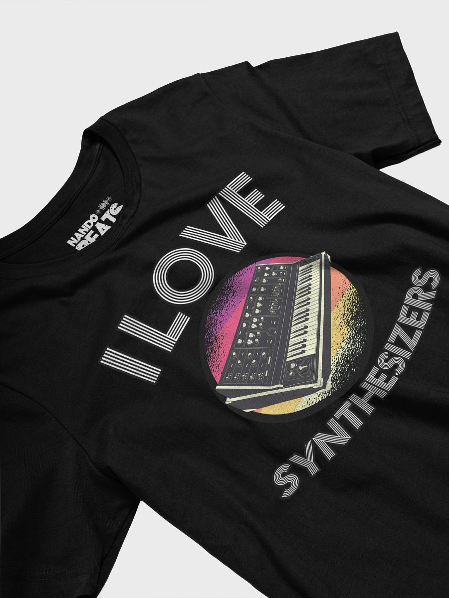 I Love Synthesizers Funny T-Shirt product image (3)
