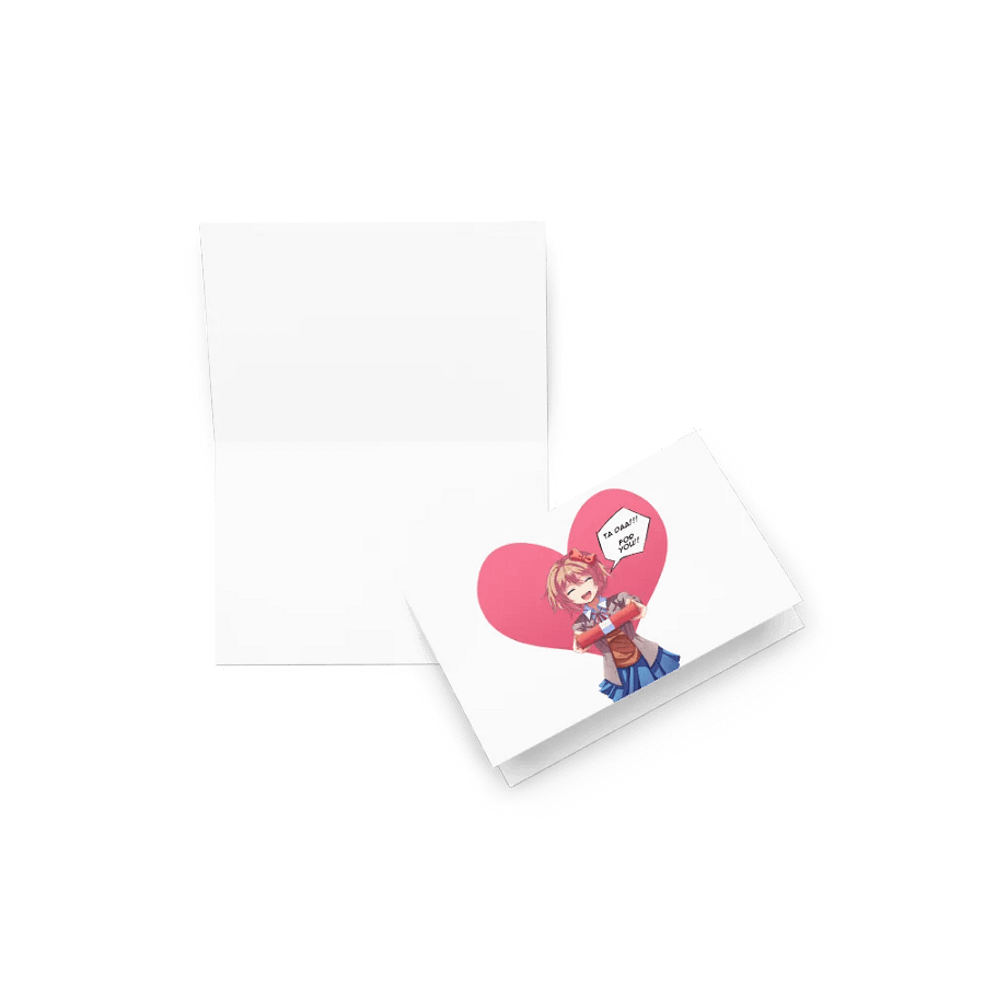 DDLC Valentine day card Sayori product image (5)