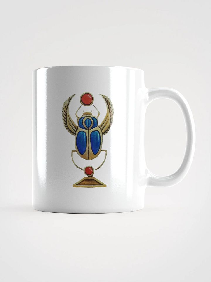 Egyptian Scarab Mug (White) product image (3)