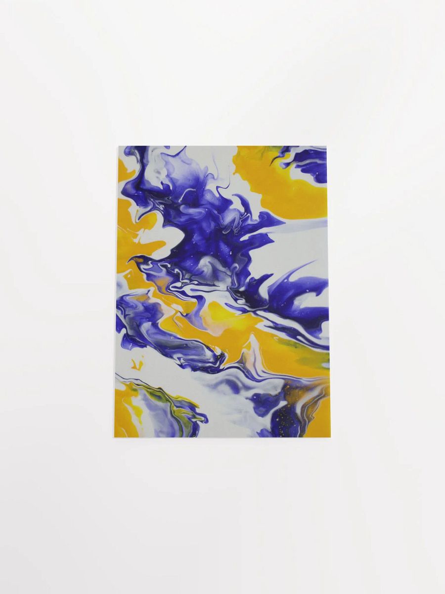 Acrylic Pour Printed Matte Poster - #20BY Design product image (12)