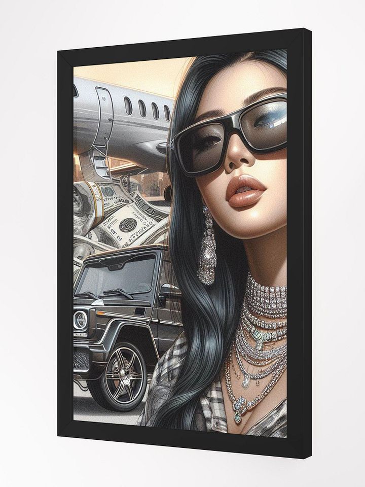 Rich Girl Code Glam Life Wall Art product image (4)