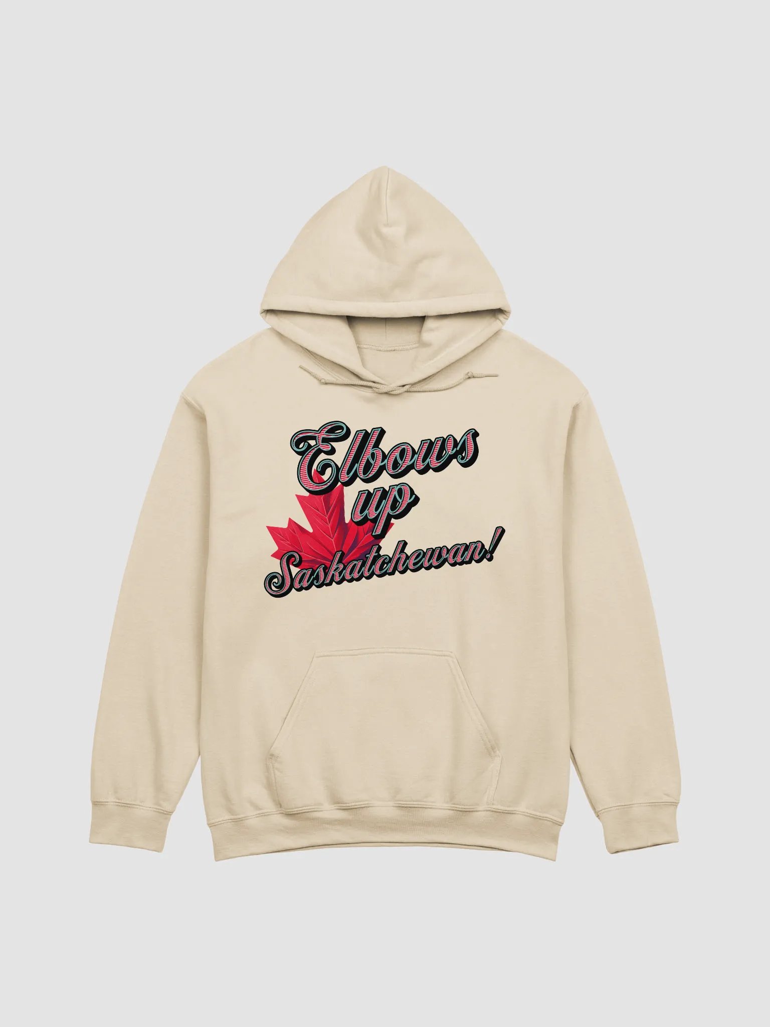 Elbows Up Maple Leaf Saskatchewan Hoodie product image (28)