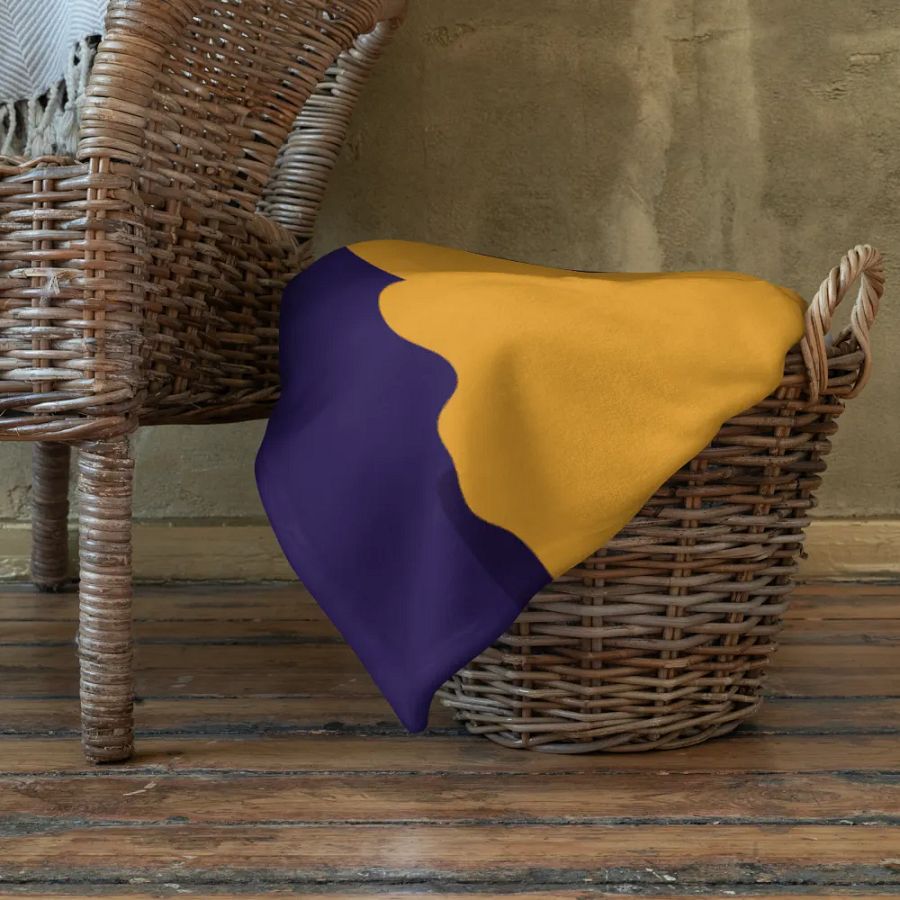 Violet & Golden Flowers Blanket product image (8)