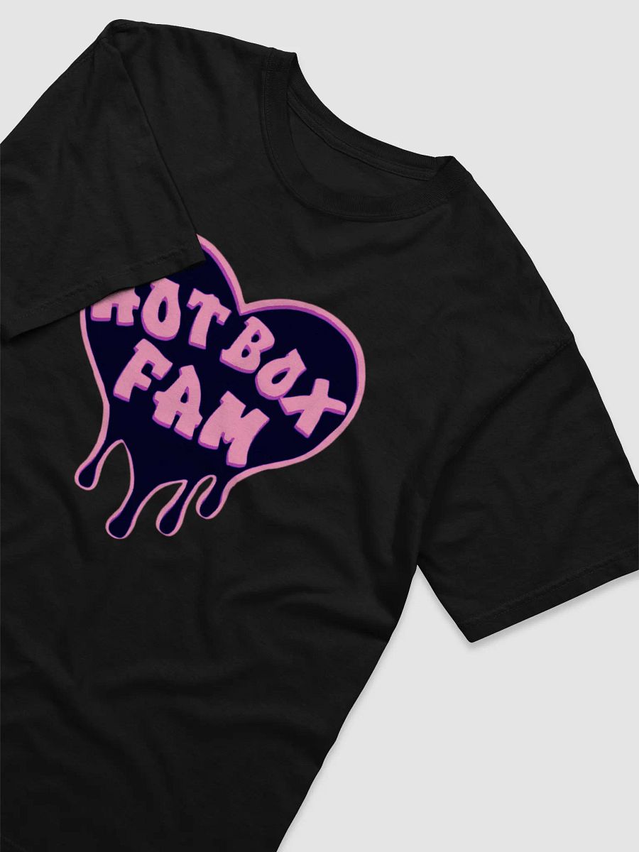 HOT BOX FAM BLACK AND PINK LOGO TEE product image (3)