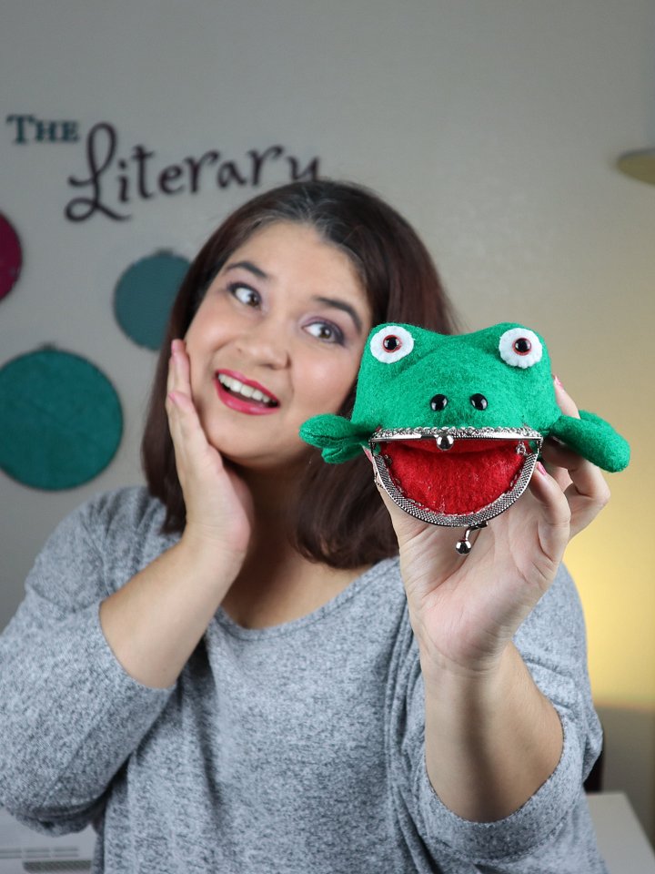 DIY Frog Coin Pouch Sewing Pattern product image (1)