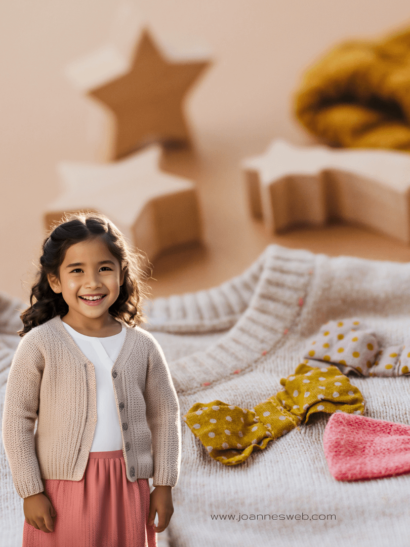 Child Cardigan Knitting Pattern - Kids 5-6 Years - Rice Stitch product image (3)