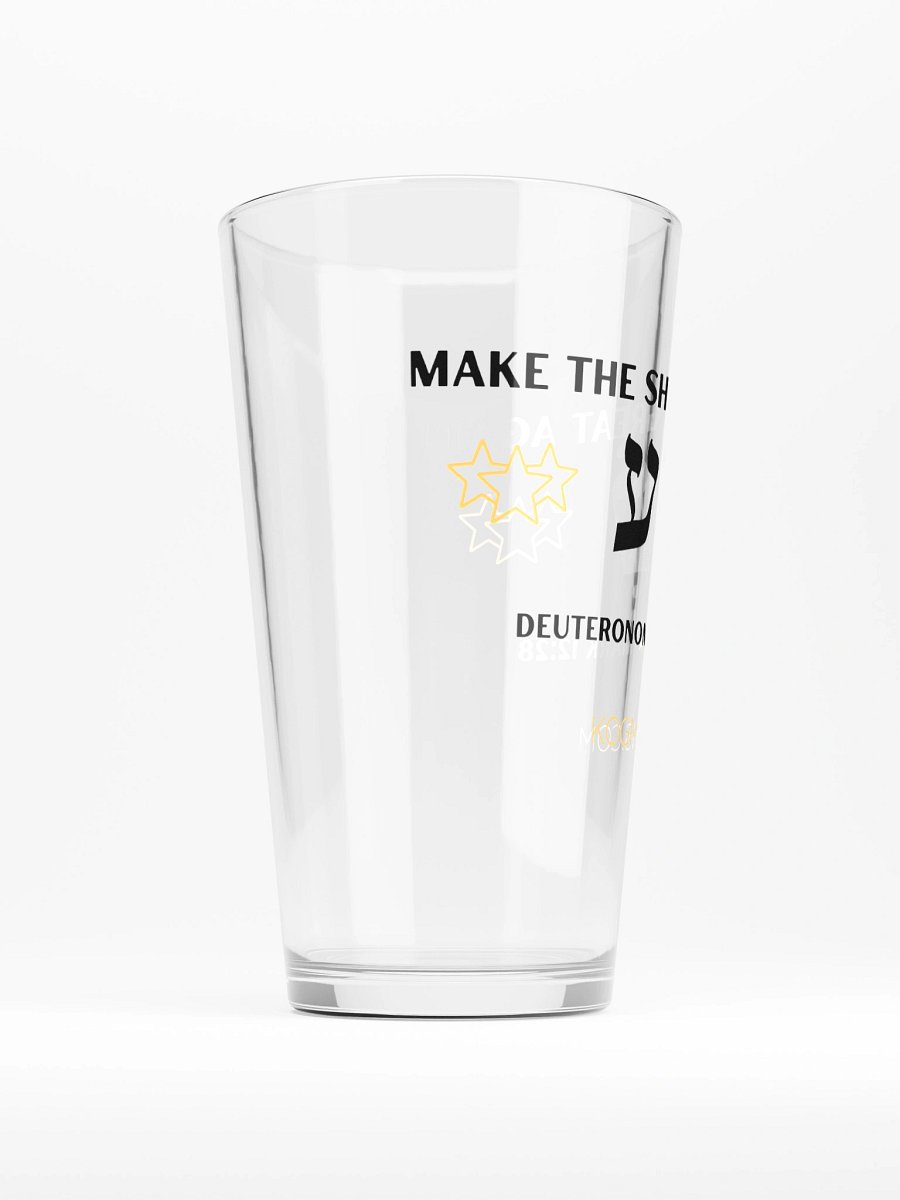 The Great Shema Shaker Pint Glass product image (2)