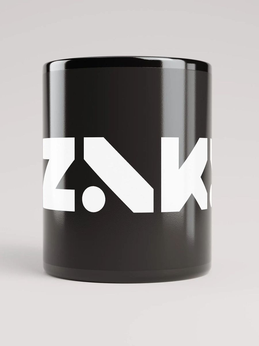 Pixelated Triangles Black Glossy Mug product image (10)