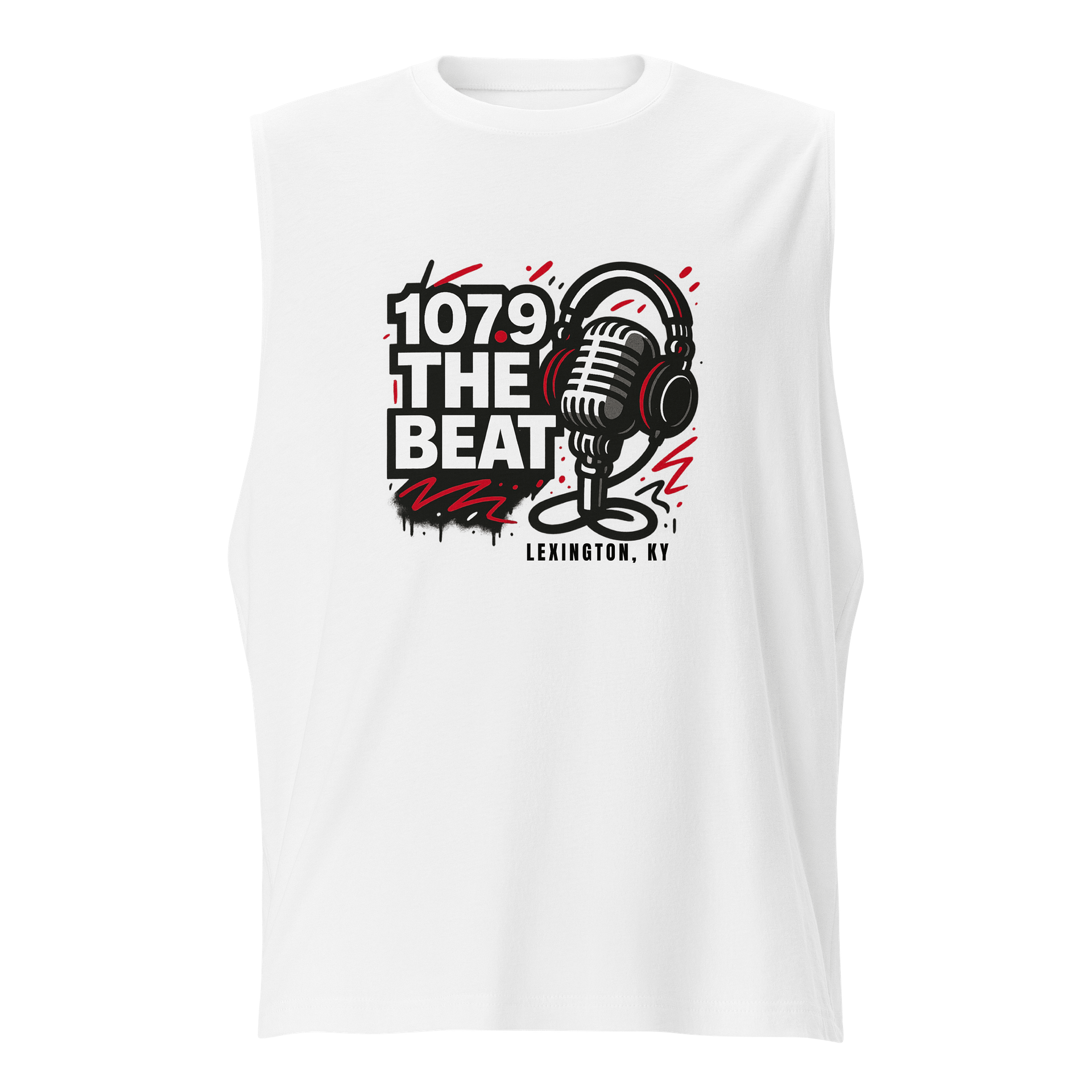 The Beat Mic Muscle Tank product image (1)