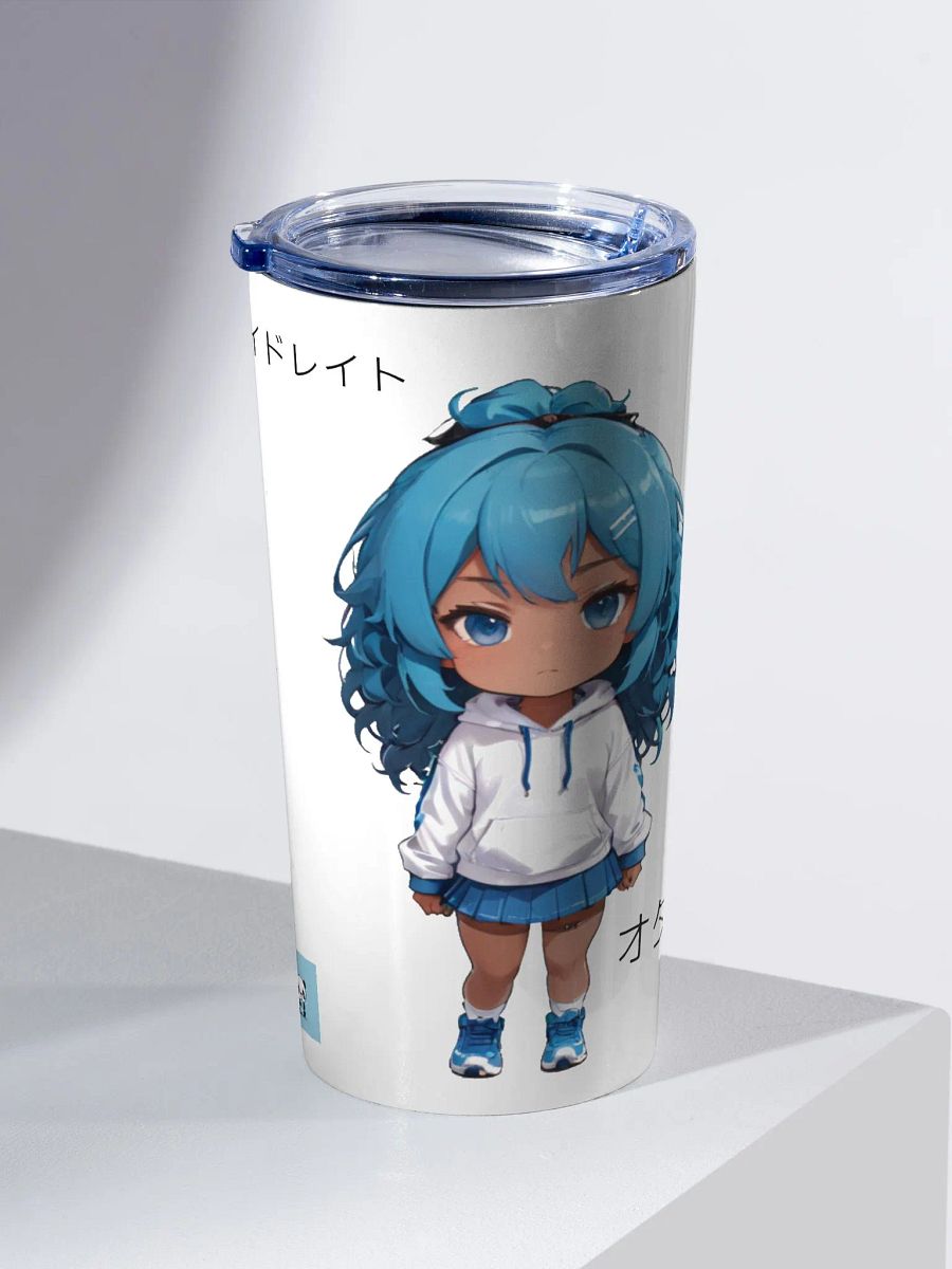 Chibi Blue-Haired Anime Tumbler product image (2)