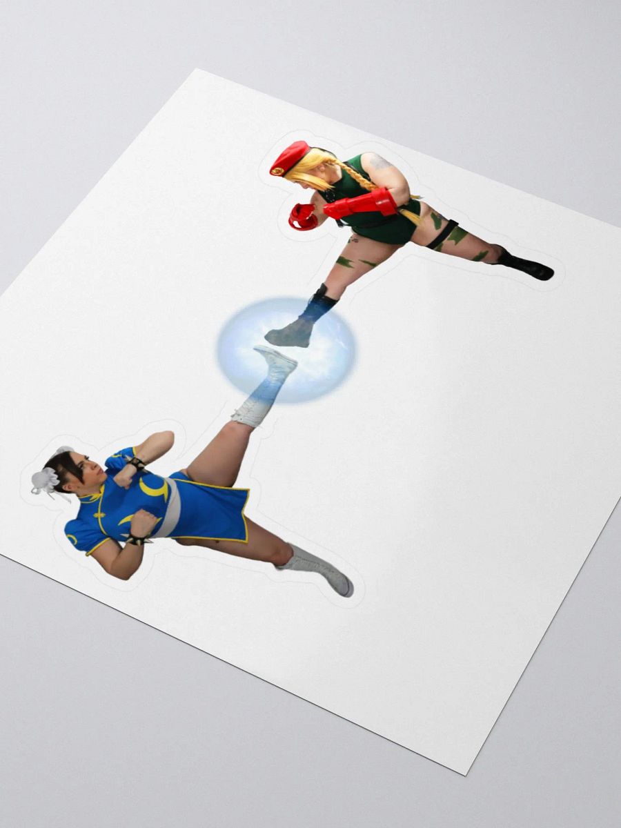 Chun Li x Cammy KissCut Sticker product image (7)