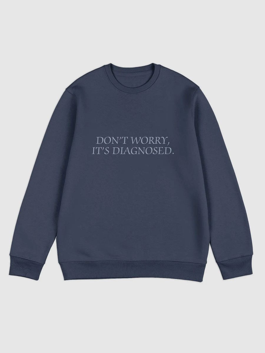 DW, IT'S DIAGNOSED. (#A5B6D1) printed eco crew product image (2)