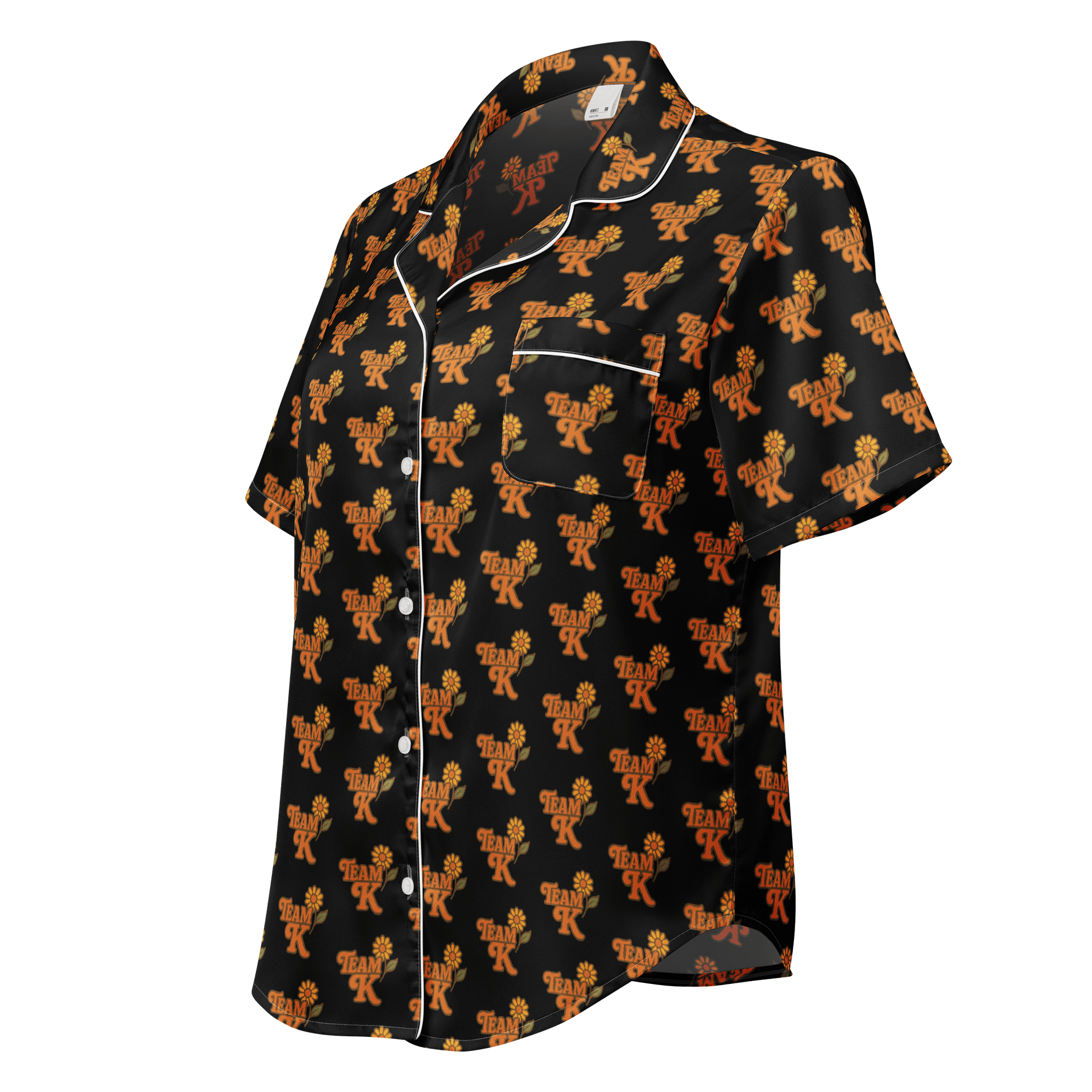 Team K 1970's Women's Short Sleeve Pajama Top product image (1)