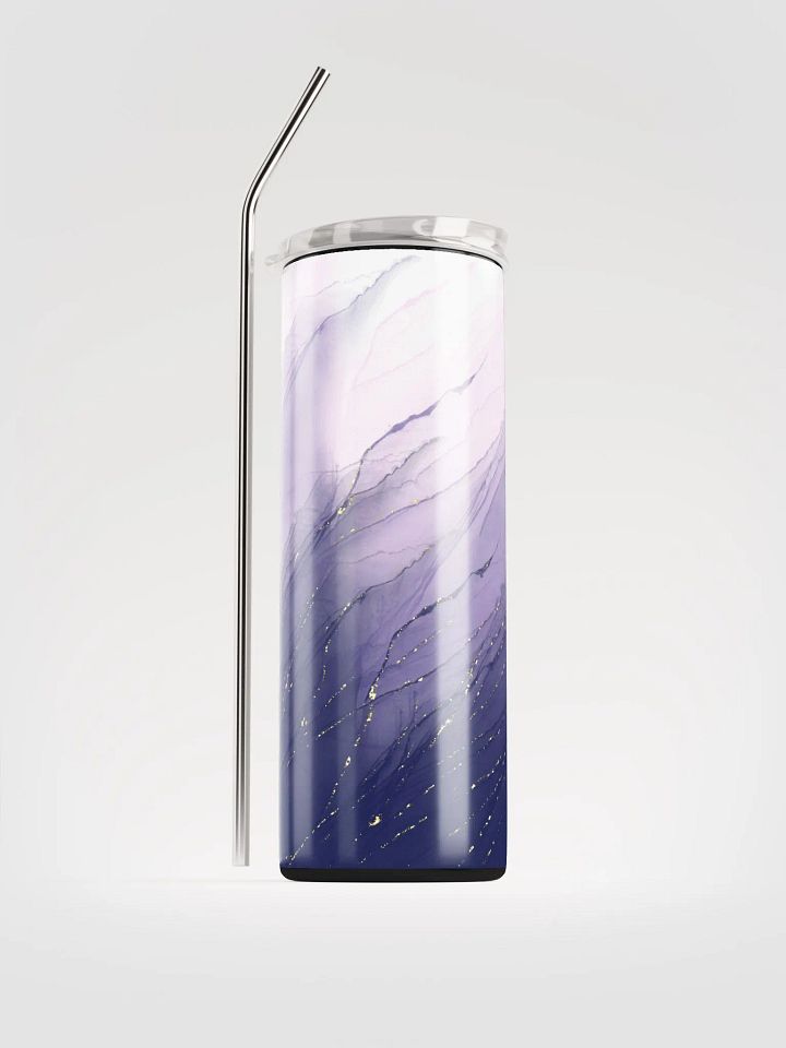 Purple Majesty: Golden Whispers Tumbler product image (1)
